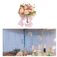 Bride Bridesmaid Wedding Bouquet,Artificial Flowers Elegant Artificial Romantic