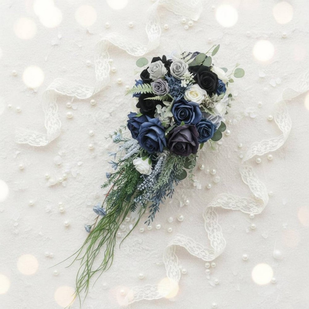 Cascading Flower Floral Arrangement Lightweight 1 Piece No Watering