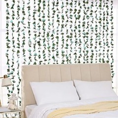 2Pcs 16.4Ft Flower Garland Artificial Rose Vines for Bedroom, Cute Fake