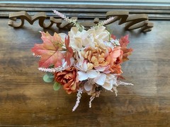 Bridal Wedding Bouquet Lovely Budget Handmade Faux Floral Champagne Yellow Pink