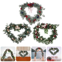 3-Style Artificial Floral Garland, for Wedding Decoration, Artificial Flower