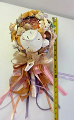 Custom Made Bridal Bouquet XL Multicolor Seashell Starfish Coastal Decor Boho XL