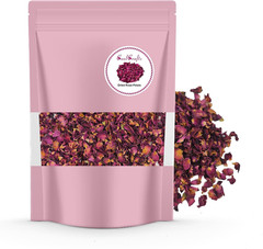 Dried Rose Petals Real Red Dry Rose Petals Bulk for Bath, Confetti, Crafts, Cake