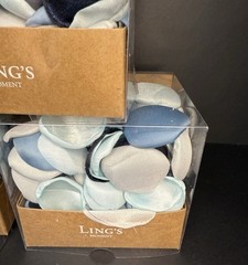 Ling’s Moment Artificial Rose Petals Vintage Wedding Decoration Blue Open Box 3