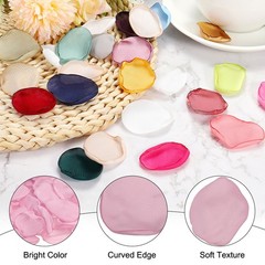 400 Pcs Silk Rose Petals, Artificial Flower Scatter Fake Rose Petals Light Pink