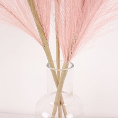 3 DUSTY ROSE 44″ ARTIFICIAL Pampas Grass SPRAYS Faux Plant STEMS Party