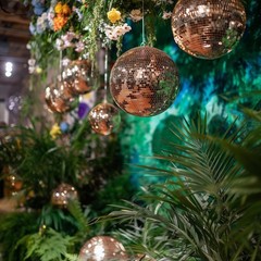 Yescom 16″ Large Disco Ball Mirror Big Hanging Glass for Party Events Wedding