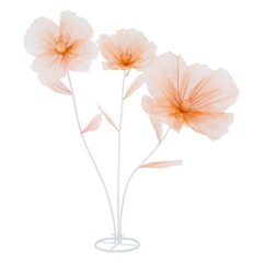 Large Artificial Wedding Flowers Three-headed Wedding Decorative Height:170cm