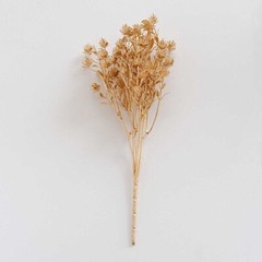 4 GOLD Metallic Artificial Baby’s Breath Flower Bouquets Party Decorations