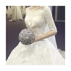 Wedding Bouquet Luxury Artifical Diamond Wedding Bouquet Set Including Bouque…