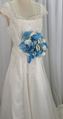 Beach Baby Blue Wedding Bouquet