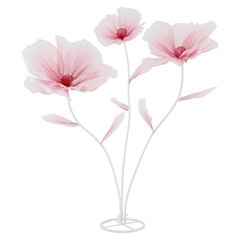 Handmade Gradient Red Silk Flower Artificial Flower Wedding Stage Backdrop Decor