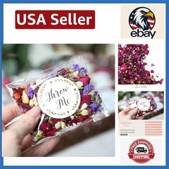 Captivating 50 Pack of Biodegradable Flower Petals for Eco-Friendly Weddings
