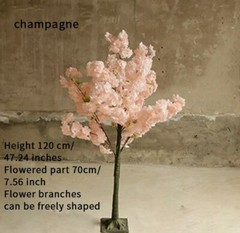 Artificial cherry tree simulation plant fake flower tree decorations
