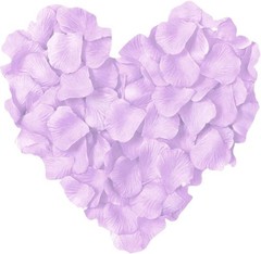 Non-Toxic 1000 Light Purple Silk Rose Petals – Ideal for Weddings & Celebrations