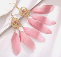 Pink Goose Feathers 6-8″ 12 Pc Wedding Millinery Crafts Decoration