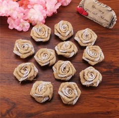 Burlap Flowers