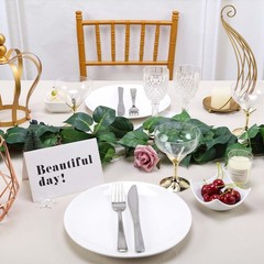 GREEN 5 ft long Artificial Poplar Foliage Garlands Party Wedding Decorations