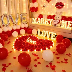1200 PCS Artificial Silk Rose Petals Decoration for Romantic Night, Wedding, Eve
