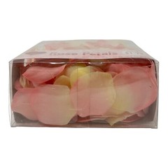 Vintage 90s Faux Rose Petals 2,000 Light Pink Yellow Artificial Flowers Love
