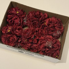 Artificial Red Flower Ball Wedding Centerpiece Lot Silk Rose Peony Floral Lot
