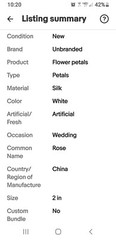 Wedding Decor Supplies Collection Petals 300 Ct. White, Burgundy, Toast Glasses