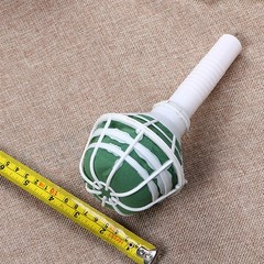 4Pcs Assorted Color Floral Handle Wedding Flower Holder and Bouquet Base Support