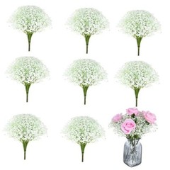 100 Pcs Baby Breath Artificial Flowers Artificial Bulk Faux Flowers Bouquet