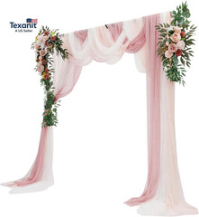 Artificial Wedding Arch Flowers Kit (Pack of 5), 2Pcss Realistic Silk Roses Flow