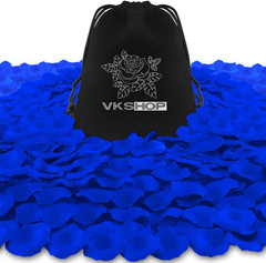 4500 Pack Blue Rose Petals,Artificial Roses Flower Petals for Romantic Night,…