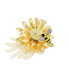 Daisy Sunflower Brooches Daisy Flower Enamel Brooch Pin Broach Decoration Gif…