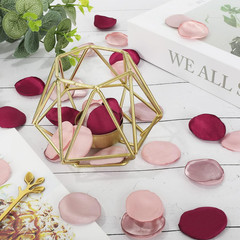 Whaline 300 Pcs Silk Rose Petals Burgundy Maroon Flower Petals with Gift Box Art