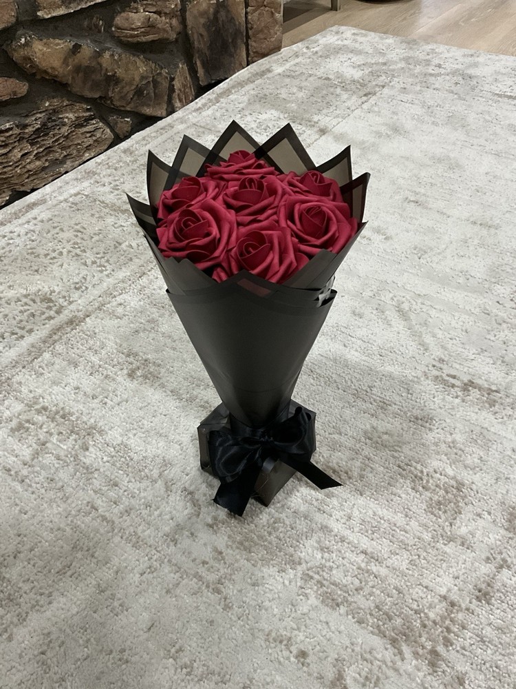 7 Count Red Eternal Rose Flower Bouquet for Any Occasion