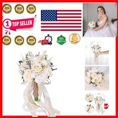 Beautiful 7.5in Silk Bouquet for Bride and Bridesmaids – Lasting Floral Elegance