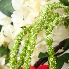 2 Green 36″ Plant Amaranthus Branches Strands with Leaves Wedding Decorations
