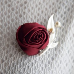 Rose Corsage man wedding Flowers Brooch Groom Boutonniere Prom Party Decoration