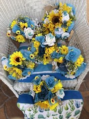 wedding flower bouquets bridal decorations sunflowers or your choice
