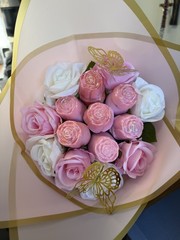 🌸🍓 Ramo de Fresas & Rosas 🍓