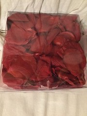 Wedding Rose Petals 300 count RED His & Hers Aisle Tables Decor Artificial New