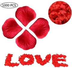 1000/2000 PCS Rose Petals, Fake Red Rose Petal, Artificial Silk Rose Petals USA