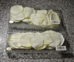 2 Boxes~Crabtree & Evelyn White/Cream Faux Rose Petals, New in box