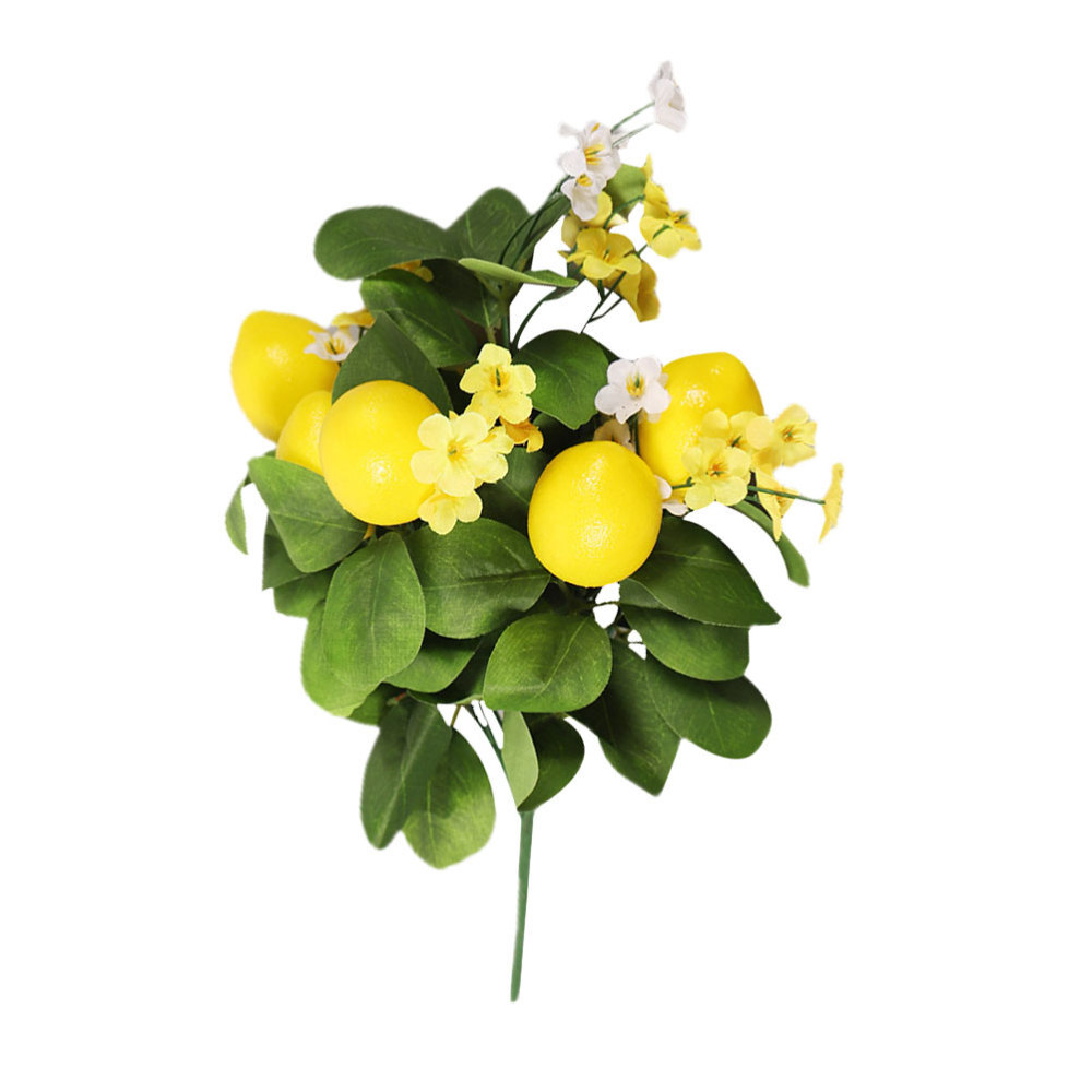 Artificial Lemon Branch Wedding Lemons Wedding Flower Arrangement Lemon Branch