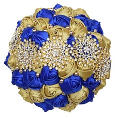 White and Wine Red wedding bouquet artificial Sweet 15 Quinceanera bouquet