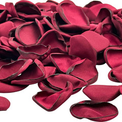 200 pétalos de rosa de seda burdeos para San Valentín