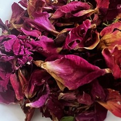 Rose Petals Red Burgundy 4 oz Sun Dried Organic Sweetheart Roses USA