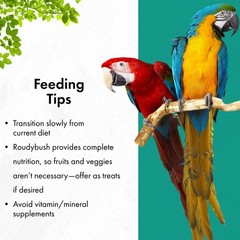 RoudyBush Daily Maintenance Bird Food – Scientifically Formulated 22oz