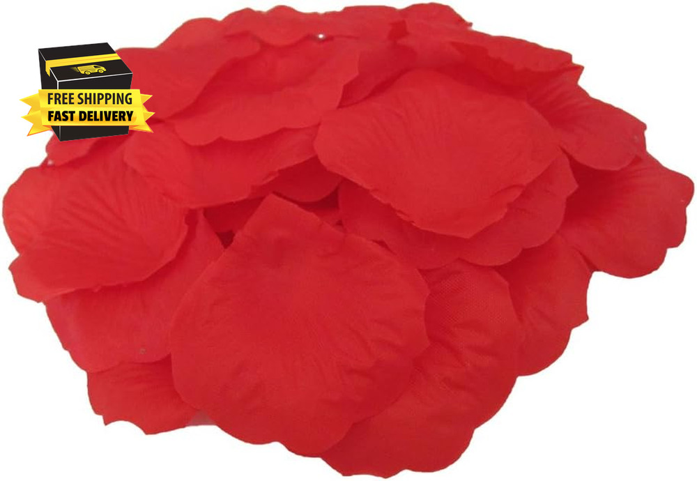 ® Artificial Rose Petals Wedding Flowers Favors 500PCS (Red) ⭐️⭐️⭐️⭐️⭐️