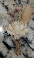 Handmade Wooden Flower Bouquets & Boutonniere