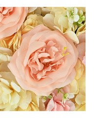 wedding Autumn peony rose hydrangea simulation flower wall wedding background