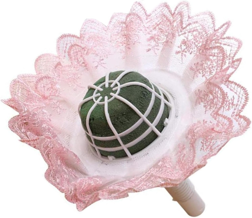 Bride Bouquet Holder, DIY Wedding Foam Bouquet Handle, Home Exquisite Supplies w